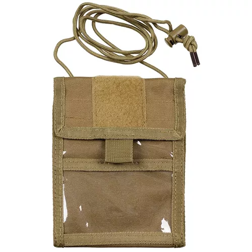 MFH peněženka ID CASE na šňůrce COYOTE BROWN