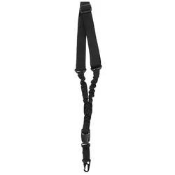 MFH popruh BUNGEE jednobodový s karabinou ČERNÝ