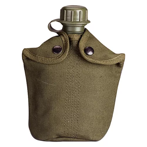 ROTHCO obal na polní láhev 1L plátěný ZELENÝ