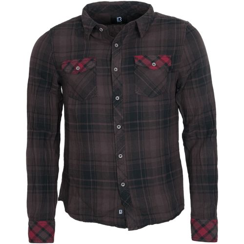 Brandit Košile Check Shirt Duncan 1/1 hnědá | černá L