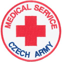 Nášivka: MEDICAL SERVICE [bsz] barevná