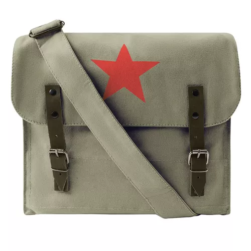 ROTHCO taška přes rameno s hvězdou STAR Vintage ZELENÁ