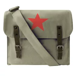 ROTHCO taška přes rameno s hvězdou STAR Vintage ZELENÁ