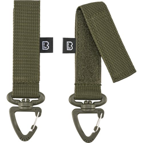 Brandit Poutko taktické s karabinou Belt and Molle Loop Carabiner olivové