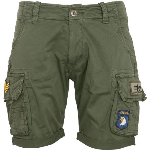 Alpha Industries Kalhoty krátké  Crew Short Patch olivová tmavá 28