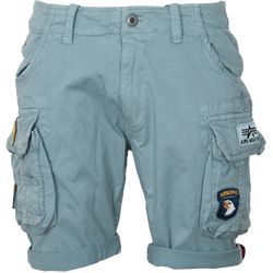 Alpha Industries Kalhoty krátké  Crew Short Patch greyblue 33