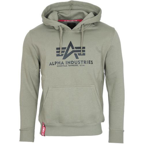 Alpha Industries Mikina  Basic Hoody olivová L