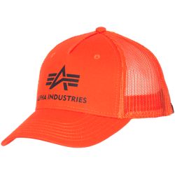 Alpha Industries Čepice Baseball Cap Basic Trucker flame orange