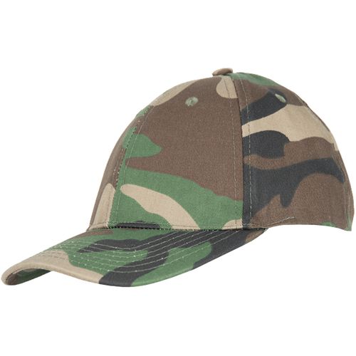 Čepice Baseball Cap dětská woodland