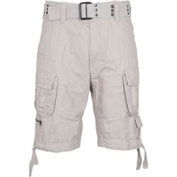 Brandit Kalhoty krátké Savage Vintage Shorts bílé oprané S