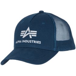 Alpha Industries Čepice Baseball Cap Basic Trucker rep. modrá
