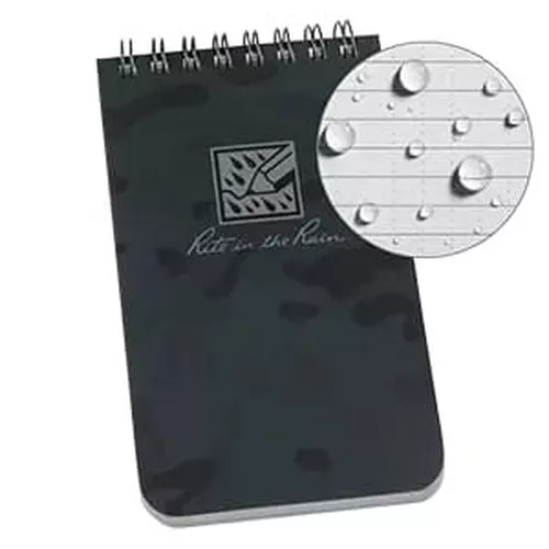 RITE IN THE RAIN blok voděodolný TOP-SPIRAL 3x5" notebook malý Night Hawk Camo