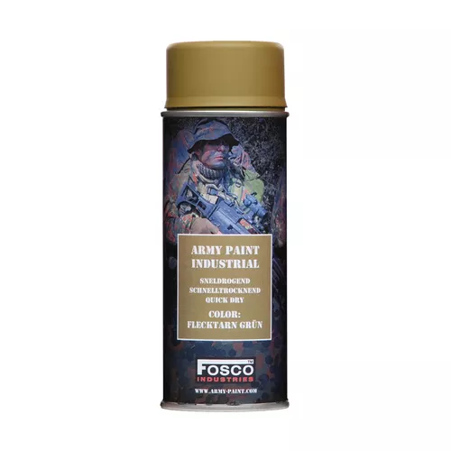FOSCO barva ARMY ve spreji 400ml FLECKTARN ZELENÁ