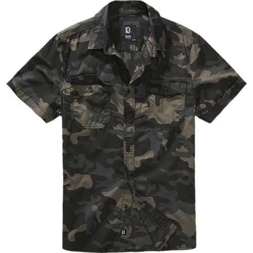 Brandit Košile Roadstar Shirt 1/2 darkcamo