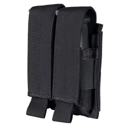 CONDOR OUTDOOR sumka MOLLE dvojitá na zásobník M9 ČERNÁ