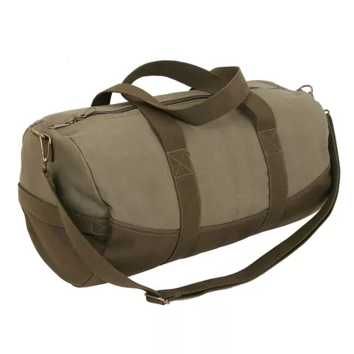 ROTHCO taška TWO-TONE plátěná sportovní HNĚDÁ