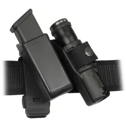 ESP pouzdro rotační MOLLE pro zásobník 9mm LUGER a svítilnu LH-14