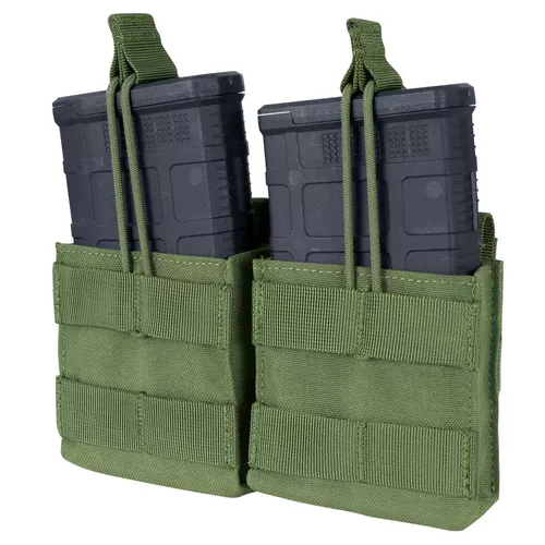 CONDOR OUTDOOR sumka MOLLE na zásobníky 2xM14 otevřená ZELENÁ