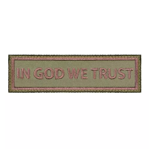ROTHCO nášivka IN GOD WE TRUST velcro