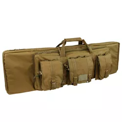 CONDOR OUTDOOR taška na pušku 105 cm se 3 kapsami a popruhy COYOTE