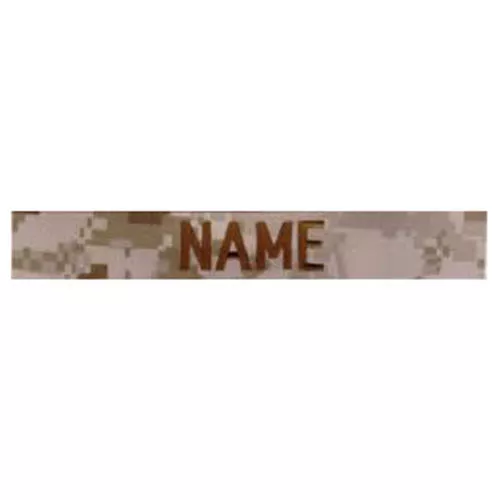 MILITARY RANGE nášivka jmenovka 3x "NAME" MARPAT DESERT