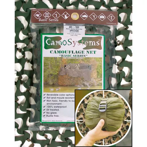 Camo Systems síť maskovací BASIC LIGHT WOODLAND 2,4x6m