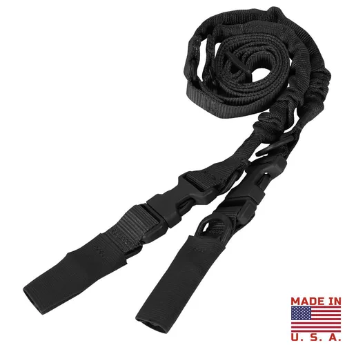 CONDOR OUTDOOR popruh zbraňový US CBT BUNGEE ČERNÝ