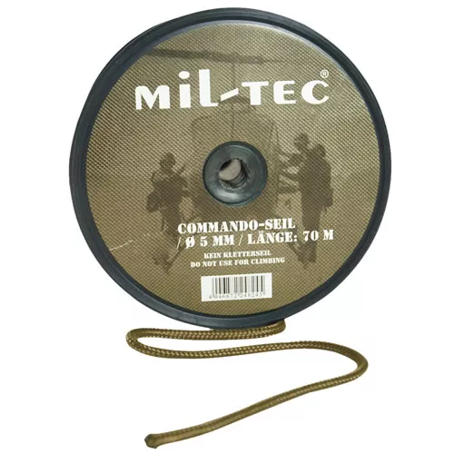 MIL-TEC šňůra COMMANDO ø 9 mm / 30 m COYOTE BROWN