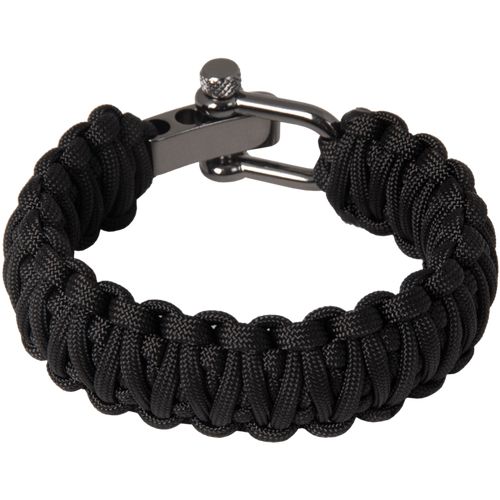 Náramek Paracord BLACK II. L/XL