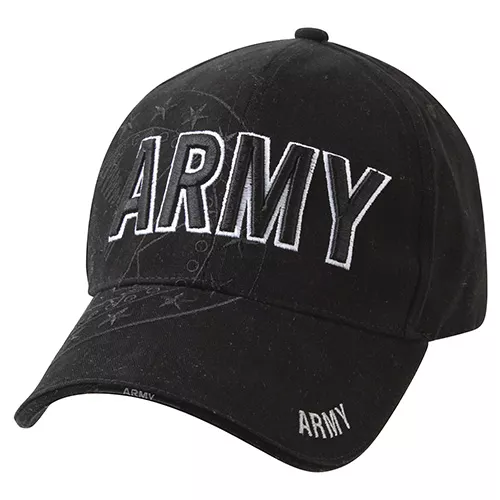 ROTHCO čepice baseball DELUXE ARMY EAGLE ČERNÁ