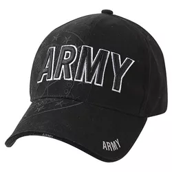 ROTHCO čepice baseball DELUXE ARMY EAGLE ČERNÁ