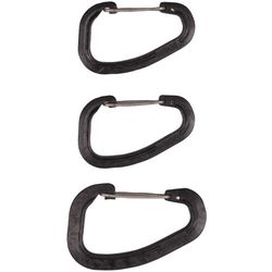 Karabina Accessory Carabiner Set [sada 3 ks] černá