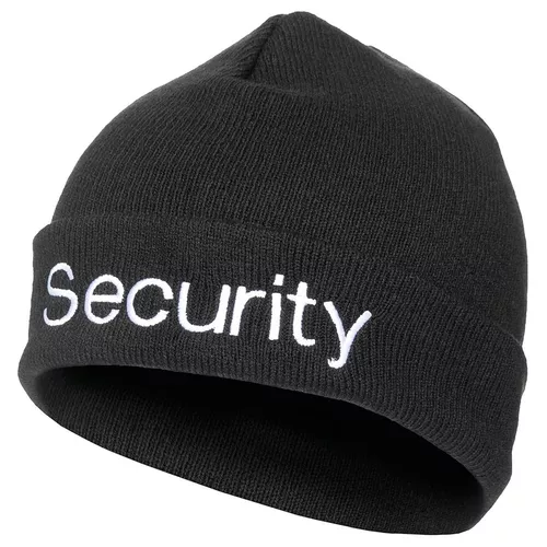 MFH čepice SECURITY pletená Acryl ČERNÁ