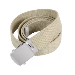ROTHCO opasek s chromovou sponou 135 cm KHAKI