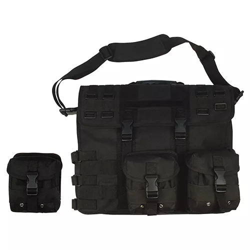 ROTHCO taška MOLLE přes rameno na laptop ČERNÁ