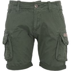 Alpha Industries Kalhoty krátké  Crew Short olivová tmavá 36