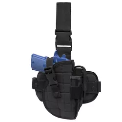 CONDOR OUTDOOR pouzdro pistolové stehenní LEG HOLSTER ČERNÉ