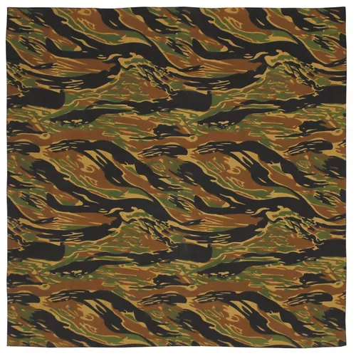 MFH šátek BANDANA 55x55 cm TIGER STRIPE CAMO