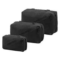 Helikon-Tex pouzdro sada 3 ks PAKCELL SET ČERNÉ