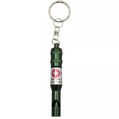 MFH píšťalka Alu 9cm ZELENÁ