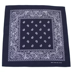 MFH šátek BANDANA 55x55 cm TMAVĚ MODRÁ/BÍLÁ