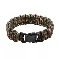 ROTHCO náramek SURVIVAL PARACORD WOODLAND 17,5 cm