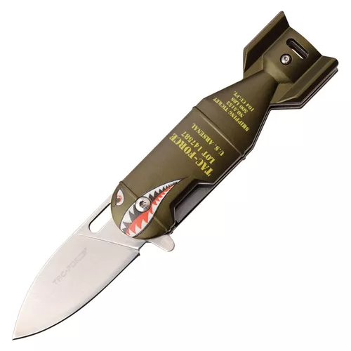 TAC-FORCE nůž zavírací LETECKÁ PUMA ZELENÝ
