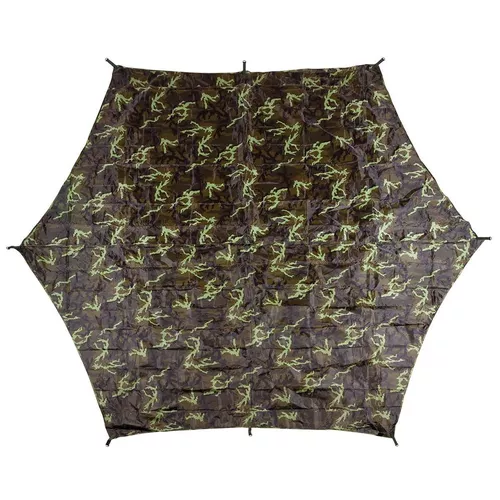 MFH plachta nepromokavá Hexagon-Tarp 3,4 x 3,1 m vz.95 Les