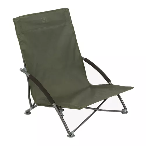 HIGHLANDER židle PERCH CAMPING nízký posez ZELENÁ