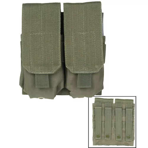 MIL-TEC pouzdro na zásobníky M4/M16 dvojité ZELENÉ