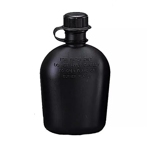 Láhev polní original US 1Qt. plastová ČERNÁ