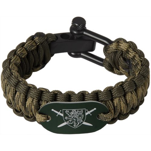 Náramek Paracord AČR - znak zelený S/M