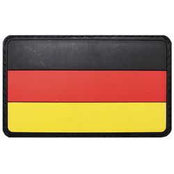 Nášivka gumová 3D: Vlajka Německo barevná