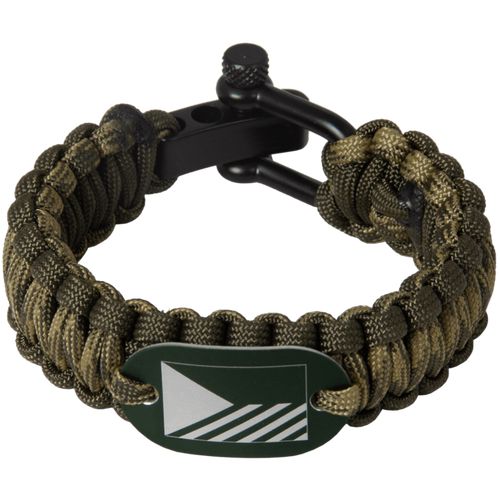 Náramek Paracord AČR - vlajka zelený L/XL